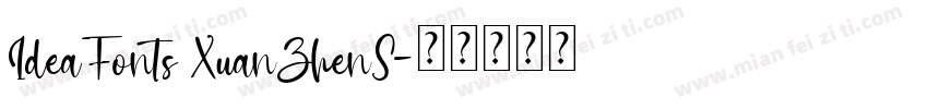 IdeaFonts XuanZhenS字体转换